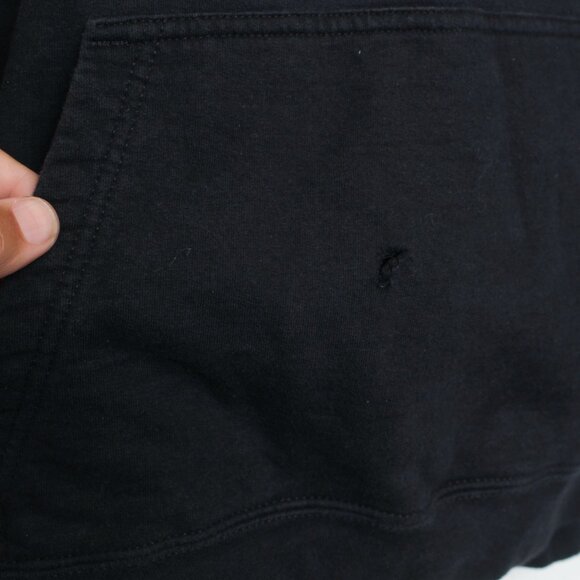 BTS K-pop Hoodie Mens Medium Black Permission To Dance Pullover w/ Hole - Picture 4 of 6